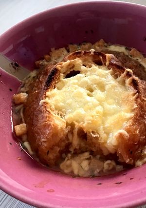 簡単オニオングラタンスープ-レシピのメイン写真