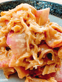 紫大根とサラチキの利休和え-レシピのメイン写真