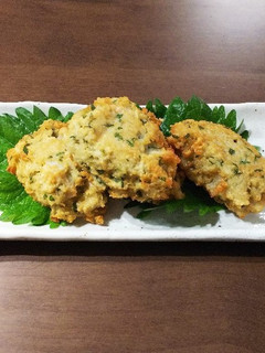 れんこんと大葉のフリッター-レシピのメイン写真