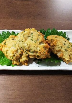 れんこんと大葉のフリッター-レシピのメイン写真