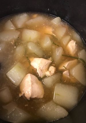 ポカポカあったか生姜あんかけ冬瓜-レシピのメイン写真