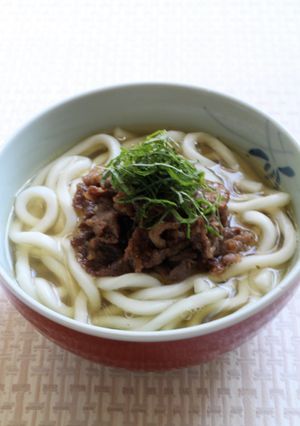大葉肉みそうどん-レシピのメイン写真