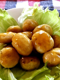 豆腐と麩でかさ増し★ツヤツヤ鶏団子-レシピのメイン写真