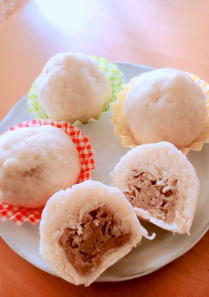 HMと焼売で(´∀`)肉まん♬-レシピのメイン写真