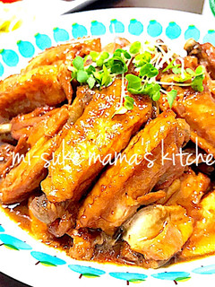 圧力鍋♡鶏手羽中のマーマレード煮。ஐஃ-レシピのメイン写真