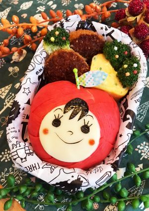 キャラ弁♡リンゴちゃん-レシピのメイン写真
