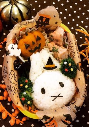 キャラ弁♡ハロウィンミッフィー-レシピのメイン写真