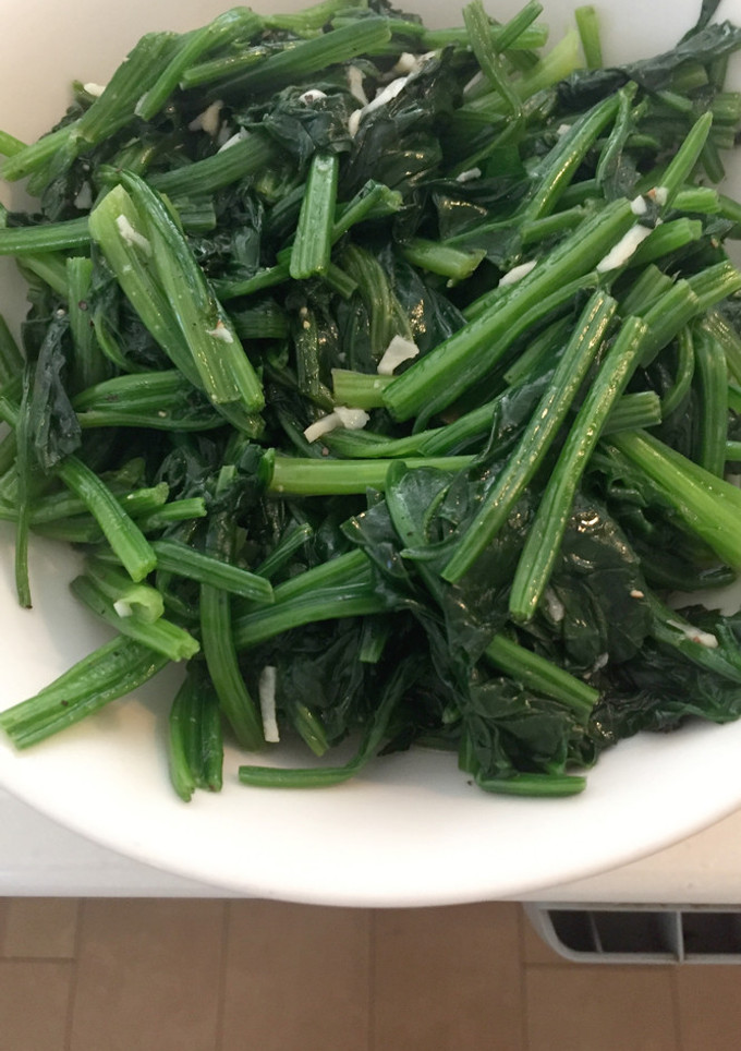 ほうれん草のニンニク塩炒め★簡単★-レシピのメイン写真