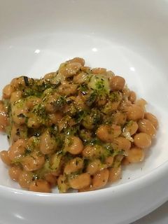 朝食に☆青海苔アマニ油納豆-レシピのメイン写真