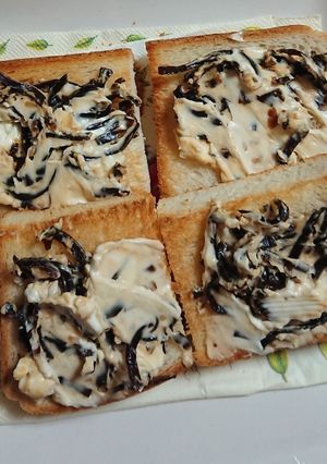 ごま昆布とクリームチーズdeカナッペ風-レシピのメイン写真