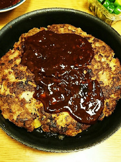 フライパンでハンバーグ-レシピのメイン写真