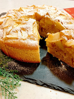 簡単!アップルシナモンケーキ-レシピのメイン写真