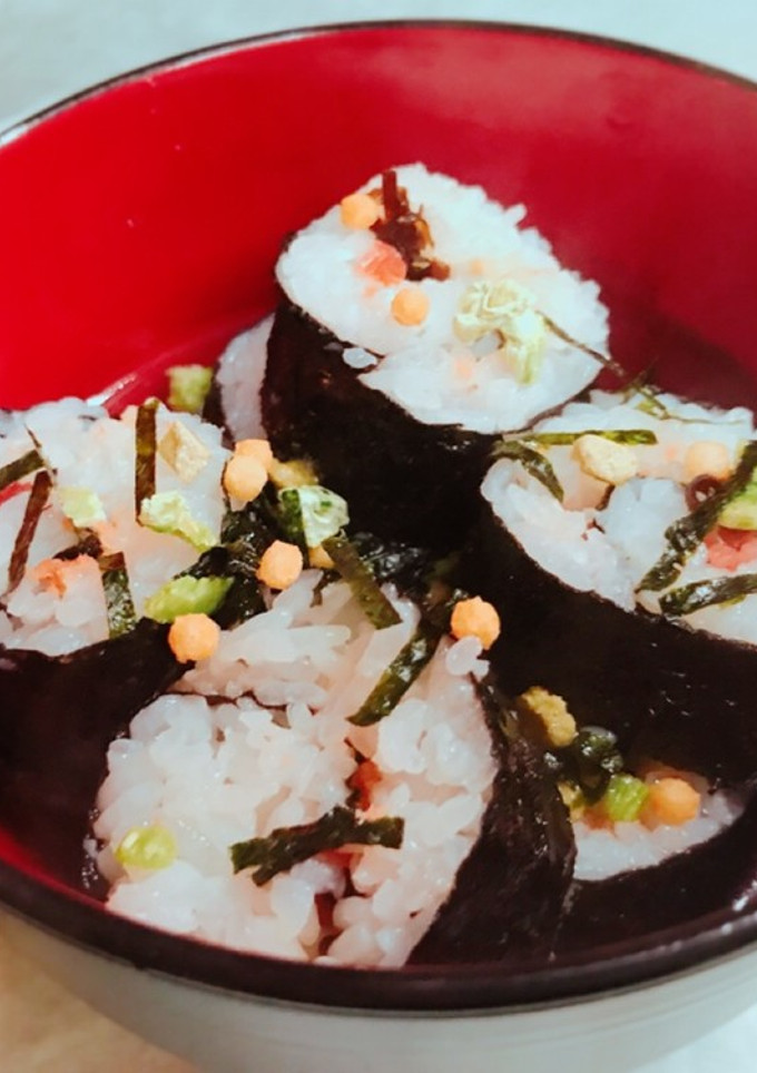 簡単！面白い？太巻き茶漬け-レシピのメイン写真