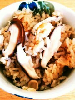 椎茸の炊き込みご飯-レシピのメイン写真