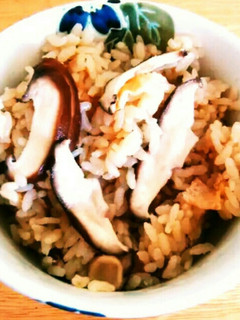 椎茸の炊き込みご飯-レシピのメイン写真