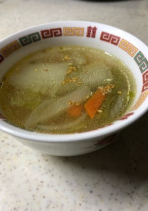 ハクサイ玉ねぎ人参の中華スープ-レシピのメイン写真