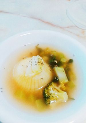 丸ごと玉ねぎのスープ-レシピのメイン写真
