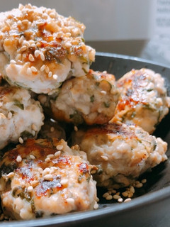 梅しそ鶏肉ボール♡-レシピのメイン写真