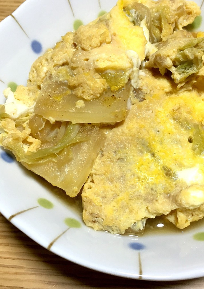 白菜の卵とじ-レシピのメイン写真