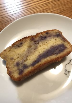 紫芋のマーブルパウンドケーキ-レシピのメイン写真
