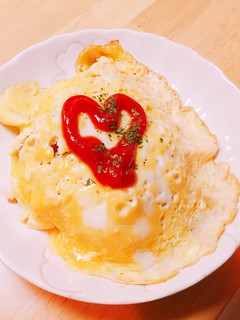 炒めるのが面倒な時のオムライス-レシピのメイン写真