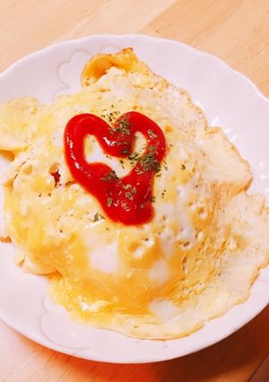 炒めるのが面倒な時のオムライス-レシピのメイン写真