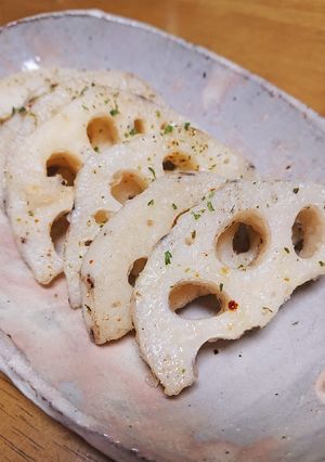 簡単だけどマジ旨いスパイシーれんこん-レシピのメイン写真