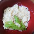 豆乳の残りの鍋でカルボナーラ