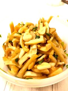 菊芋と大根の皮のにんにく醤油 作りおき-レシピのメイン写真