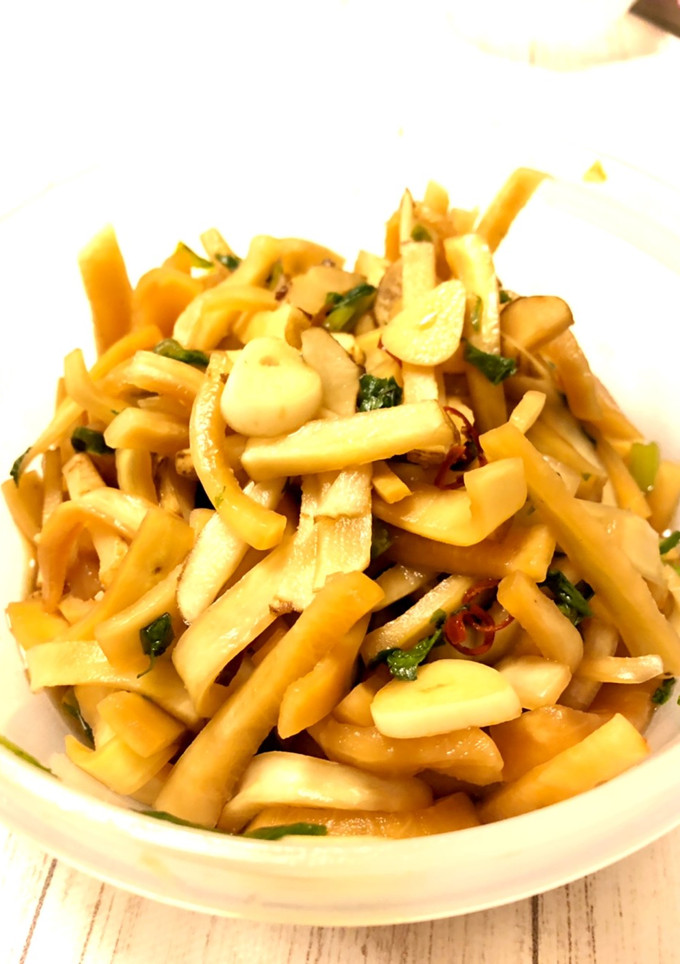 菊芋と大根の皮のにんにく醤油 作りおき-レシピのメイン写真