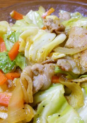 豚キャベカレー炒め♪-レシピのメイン写真