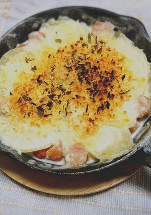 スキレットDEポテトグラタン-レシピのメイン写真