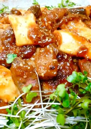 焼肉のたれde美味豚レバー-レシピのメイン写真