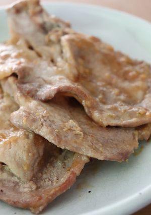 豚生姜肉用(ロース)で柚子胡椒みそ焼き-レシピのメイン写真