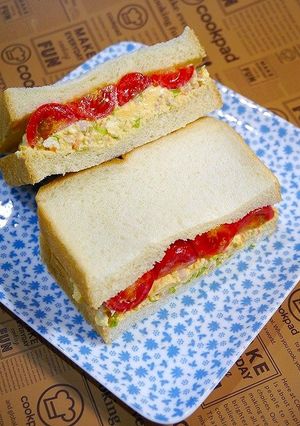 レンジで簡単！たまごサンド☆具だくさん-レシピのメイン写真