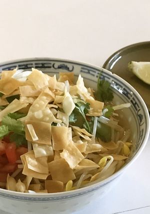 トマト出汁・鶏胸肉のさっぱりフォー-レシピのメイン写真