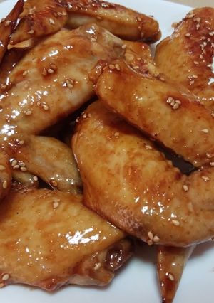 ごま油風味のさっぱり手羽先炒め-レシピのメイン写真