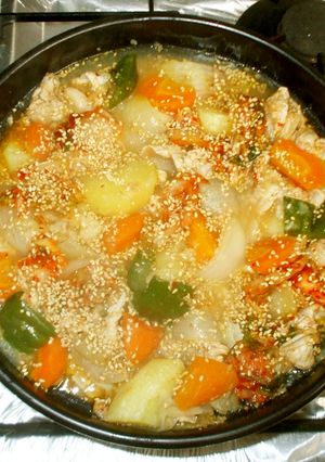 肉じゃが味噌キムチ♪簡単豚肉アレンジ-レシピのメイン写真
