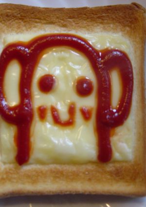 お絵かきトースト-レシピのメイン写真