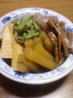 ぜんまいとわらびとふきの煮物♡-レシピのメイン写真