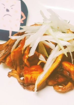 テンペと舞茸のバターソテー-レシピのメイン写真