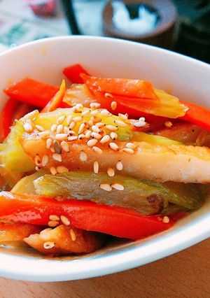 簡単！シャキシャキ！セロリのきんぴら♪-レシピのメイン写真