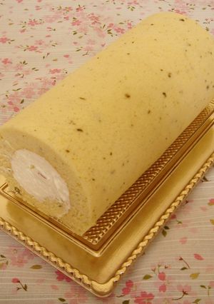 絹シフォンロール　桜-レシピのメイン写真