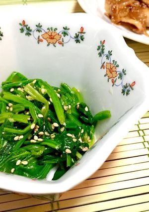 ほうれん草のごま和え　簡単！ごまたっぷり絶品副菜-レシピのメイン写真