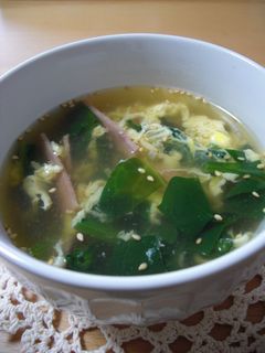 ほうれん草のスープ-レシピのメイン写真