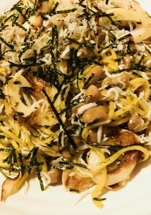 納豆パック＆しらすパックの焼きそば-レシピのメイン写真