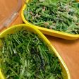 ミブナの和え物 2種