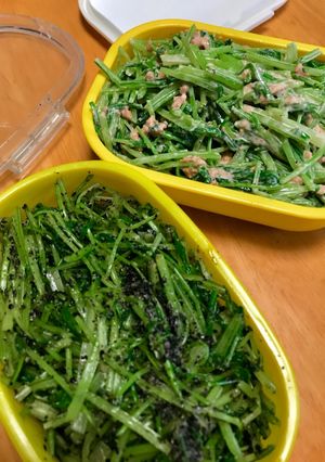 ミブナの和え物 2種-レシピのメイン写真