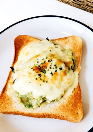 【パンつく】ふじっこ煮deアボトースト-レシピのメイン写真