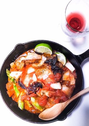 鶏肉のイタリアンソテー・トマト煮込み♪-レシピのメイン写真